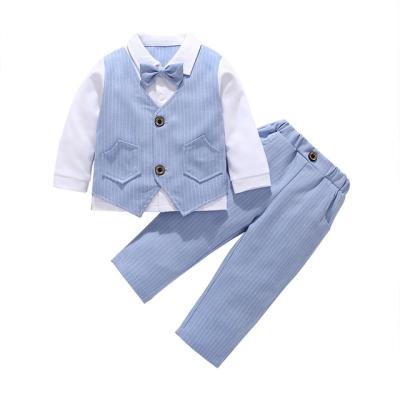 China Beautiful Breathable 95% Cotton Spring Weddings Singlet Suit Anti-Shrink Baby Suits for sale