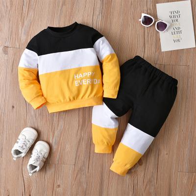 China Keep Warm New Style 2 Piece Tricolor Winter Long Sleeve Dress Pants Infants Baby Boys Sets Clothes Clothing for sale