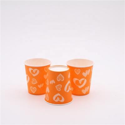 China Mass Production Disposable Quick Pe Coated Paper Coffee Cups for sale