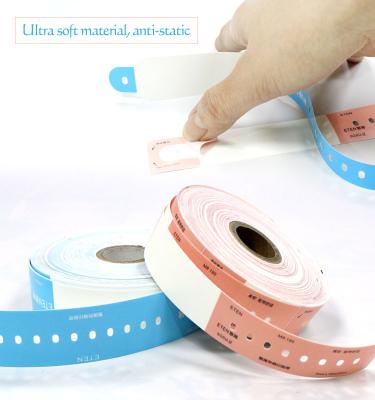 China Ultra Soft Manufacturer's Disposable Medical ID Inpatient Wristband Baby Hospital Medical Wristbands for sale