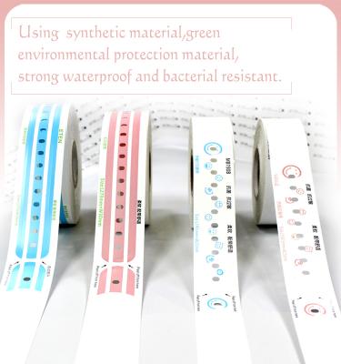 China Super Soft Disposable Anti Allergy Medical Wristband And Wristband Hospital ID Custom Medical Wrist Band for sale