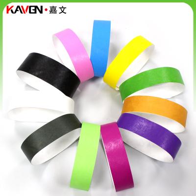 China Customized Waterproof One Time Use Tyvek Wristband Material Wristbands For Wholesale for sale