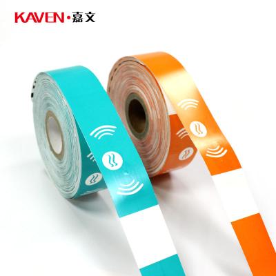 China ISO14443A 13.56mhz NFC Paper ID Wristbands Waterproof Thermal Printable Wristband for Festival Event Hospital in Roll for sale