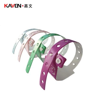 China Quality Double Made In China Custom Design PVC Plastic Wristband for sale