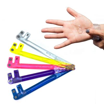 China 2020 Hot Selling Popular Art PVC Hand Sanitizer Wristbands With Distributor Wholesale Wristband for sale