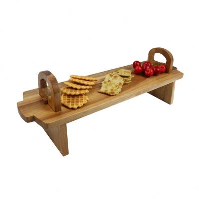 China Sustainable Wood Tray Serving Tray Panel For Tray Wooden Bamboo Ssolid Food Trays Wooden Tray for sale