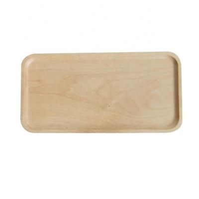 China China Coffee Square Solid Tea Tray With Heightening Feet Beech Wooden Tray And Nuts Beech Wood for sale