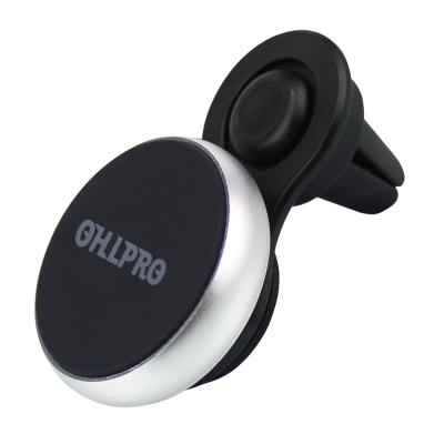 China New Aluminum Alloy Mini Magnetic Phone Holder Air Magnetic Car Phone Holder Magnetic Cell Phone Holder for sale