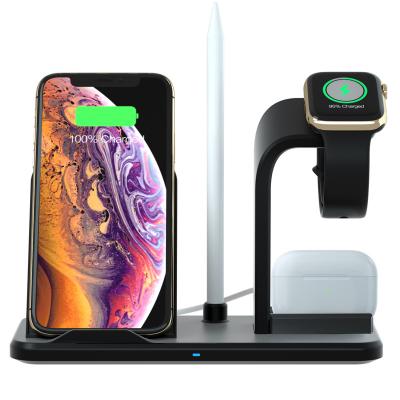 China UniversalÂ   15W Portable Foldable Wireless Charger Three-in-One Magnetic Radio Fast Charging Suitable for Apple Phone Watch Headphone for sale