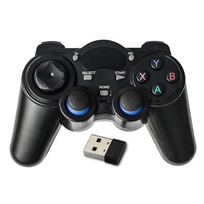 China 2.4G Wireless Controller 2.4G Controller Gamepad Android Wireless Pubg Mobile Phone Joystick Gamepad with OTG Converter for PS3/Smart Phone for sale