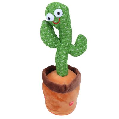 China Wholesale Soft Stuffed Moving Plush Singing Hot Dancing Plush Toys Cactus for sale