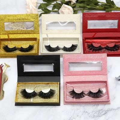 China Custom Made 3d Wholesale Natural Mink Eyelashes With Customize Box Packaging False Eyelashes Lshes for sale