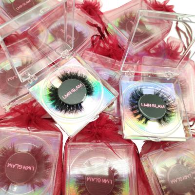 China Natural Full Strip Lashes Bulk 3D Mink Eyelash Strips 22mm Eyelash Lashes3d Wholesale Seller for sale