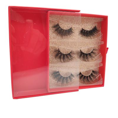 China 100% Real Mink Eyelashes Vendor 20mm False Eyelashes 15mm Natural Tapered 3d Eyelashes Mink for sale