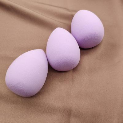 China Makeup Foundation 2021 New Arrivals Latex Purple/Free Pink/Green Water Drop Hydrophilic Polyurethane Beauty Makeup Blender 3D Make Up Sponge for sale