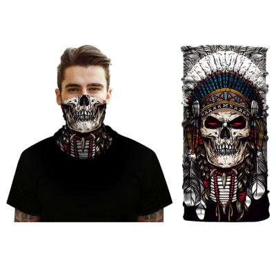 China Custom Logo Hop Hair Band Face Cover Mask Tube Scarf Sweat Silk Bandana Sweat Absorption Ice Hip Designer Neck Thick Leather Cuff Skull Absorption for sale