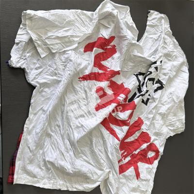 中国 IMPA 232906 White T Shirt Rags Textile Waste Bales Cotton Cleaning Wiping Mechanic Industrial Wiping Cotton Rags 販売のため