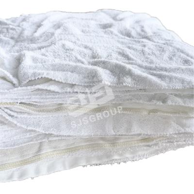 Cina Super absorption 30*30cm cleaning rags for industrial use 10kg bale used bath terry rag used towel terry cloth rags in vendita