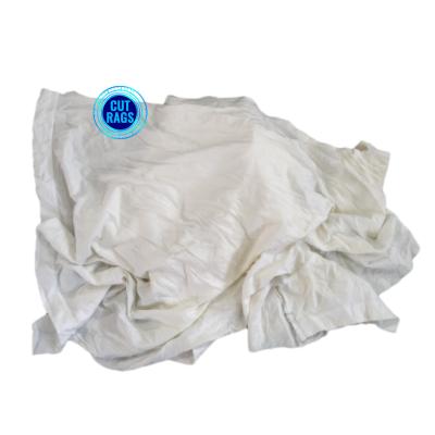 Κίνα Industrial cleaning Industrial Cleaning Cloth Marine Cotton Wiping Rags 100% Cotton White T-shirt Rags προς πώληση