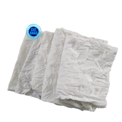 Chine Top 3 Factory White Cotton Rag Cleaning Rags BULK WHITE COTTON 10kg Industrial White rags à vendre