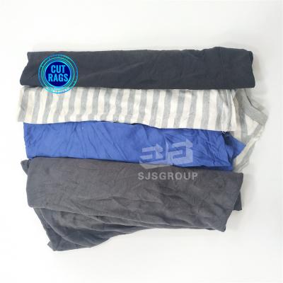 China Factory Direct Selling High Quality rags 10kg blocks Industrial Trapo Color Cotton T Shirt Workshop Rags for sale