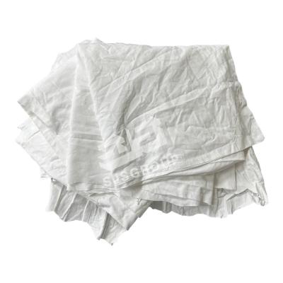 Chine Coton industriel de emballage blanc pur Rags de drap 25kg à vendre