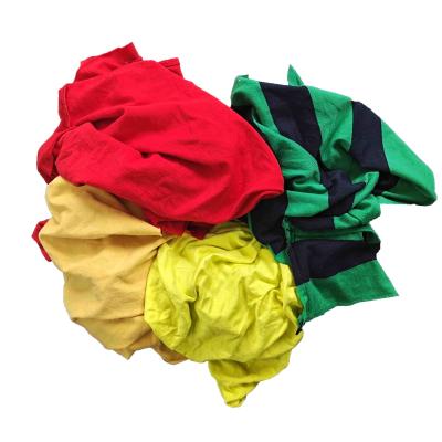 China Dark color rags 100% cotton Used Cloth Scraps marine use recycled cotton rags workshop cleaning rags cotton for sale