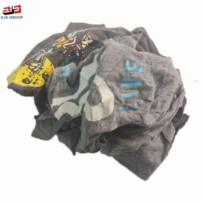 China Kein schmutziges Mischbaumwollt-shirt Rags For Wiping der farbe95% zu verkaufen