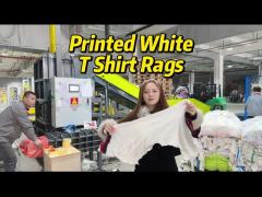 Recycled White T Shirt Industrial Cotton Rags