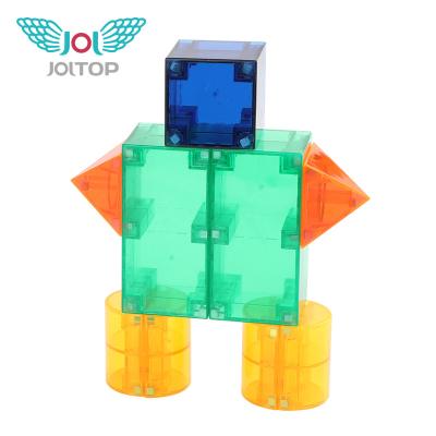 China Eco-friendly Material Hot Sale 3D Magnet Building Blocks Set Magnetic Cubes / Polyhedron Imagination Model Building for sale