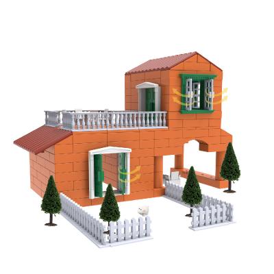 China Eco-friendly Material Factory Selling Magnetic House Building Toys For Kids Magnets Block Sets Educational Teaching Models for sale