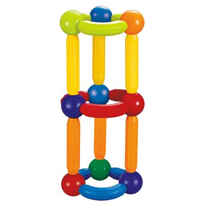 China ABS Material Magnetic Material Eco-friendly Rod Magnetic Stick Sticks And Balls Building Blocks for sale