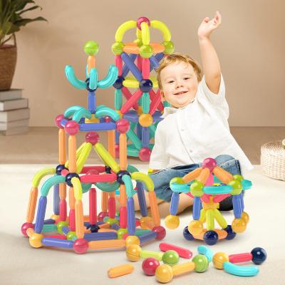 China High Quality Construction Toy Kebo Magnetic Building Sticks Blocks and Balls Rods Set 61pcs Toys for Children for sale