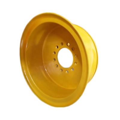 China 24 Inch Multipiece Steel Rim OTR Wheel Truck Loader Tubeless Steel Rims for sale