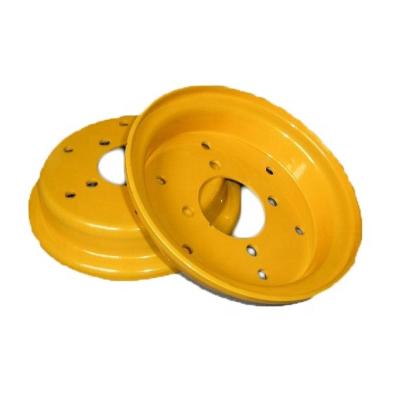 China Solid Wheel 4.80/4.00-8 Wheel Rims Steel Rim Splitter Rims Forklift Rims High Quality for sale