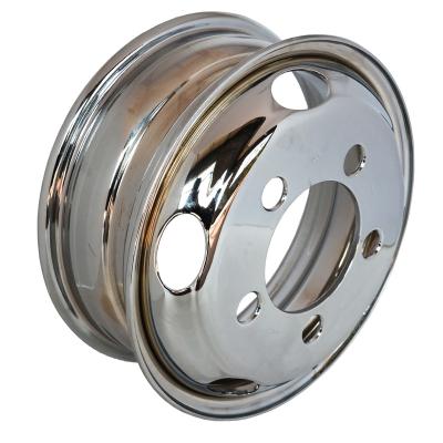 China 225 Inch Bus Truck/Bus Rim Chrome Wheels Bus Wheel Heavy Truck Steel Wheel Rim Hot Selling 11R22.5 for sale