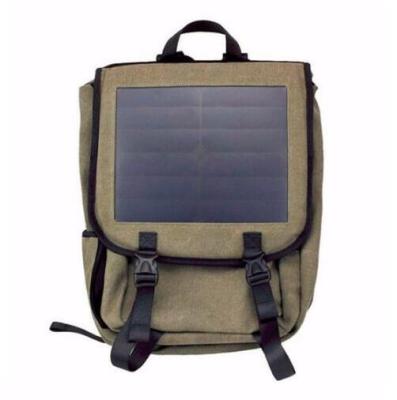 China Waterproof High Quality Travelers Backpack Canvas Backpack Solar Backpack for sale