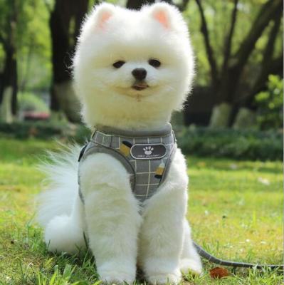 China Wholesale DETACHED Dog Service Vest Dog Harness And Leash Dog Collar And Leash Set For Walking for sale