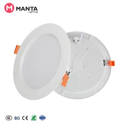 China New Modern Hot Sale Aluminum Recessed Downlight PC PP ABS Recessed IP44 SMD Led Panel Light for sale