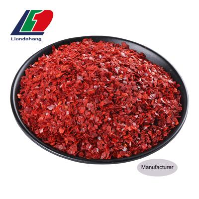 China Dry Crushed Chili, Yidu Seedless Chili Pepper Seasoning, Red Chili Flakes 8 Mesh Specification for sale