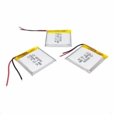 China High Quality Toys Lithium 3.7V Polymer Cell 803030 650mAh Lipo Battery For Digital 3C Products for sale