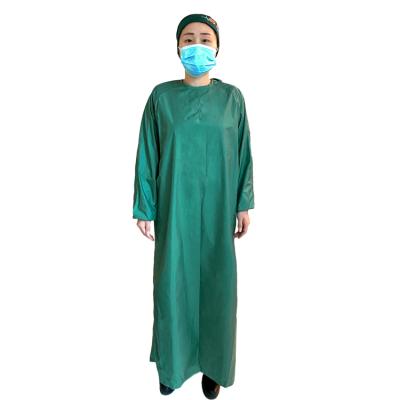 China High Performance Anti-Static Sandards AAMI Leve2 Long Sleeve Gowns With Rib Cuff Waterproof Anti-Static Medical Surgical Gowns for sale