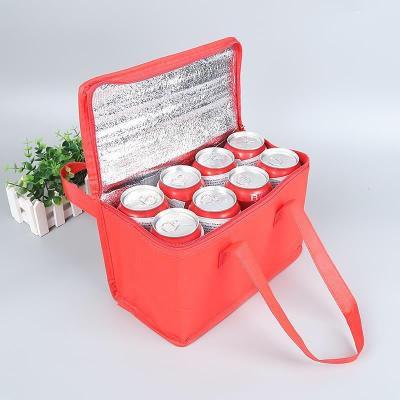 China Custom Thermal Resistant Thermal Resistant Thermal Insulated Fabric Ice Lunch Wine Wine Cooler Waterproof Nonwoven Bags for sale