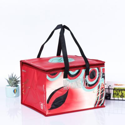 China Wholesale Insulation Bag Waterproof Nonwoven Aluminum Foil Cooler Bag Advertising Lunch Bag for sale