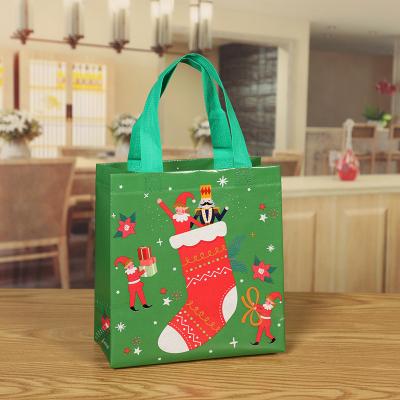 China Who respects the environment; Recyclable; Ultrasonic Reusable Advertising Shopping Nonwoven Hot Pressed Non Woven Reusable Bag Custom Clothing Bag Eco-Friendly Handbag for sale