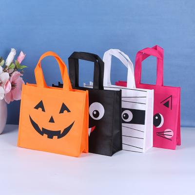 China Who respects the environment; Recyclable; Reusable Reusable Hallowee Shopping Bag Tote Non Woven Consumer Bags Custom Non Woven Shopping Bag With Printing Logo for sale