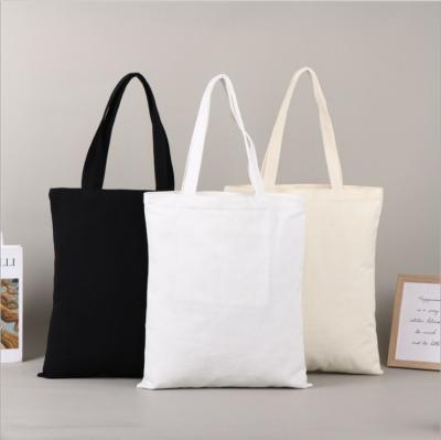 China Who respects the environment; Recyclable; 2022 Eco Ladies Canvas Tote Bag Cotton Cloth Shoulder Reusable Grocery Bags Women Foldable Reusable Shopping Bags for sale