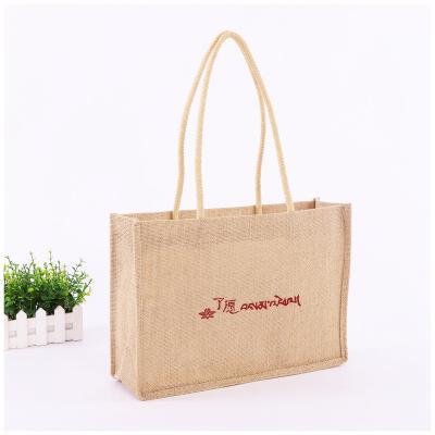 China Good Handled Selling Custom Burlap Tote Bags From China Factory for sale