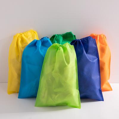 China Who respects the environment; Recyclable; Custom Logo Reusable Suction String Dust Bag Eco Friendly Custom Drawstring Bag Non Woven Shoes Bag for sale