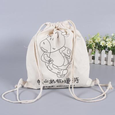 China Who respects the environment; Recyclable; Custom Reusable Logo Jewelry Earring Ring Packaging Bag Canvas Drawstring Bag With Double Drawstring for sale